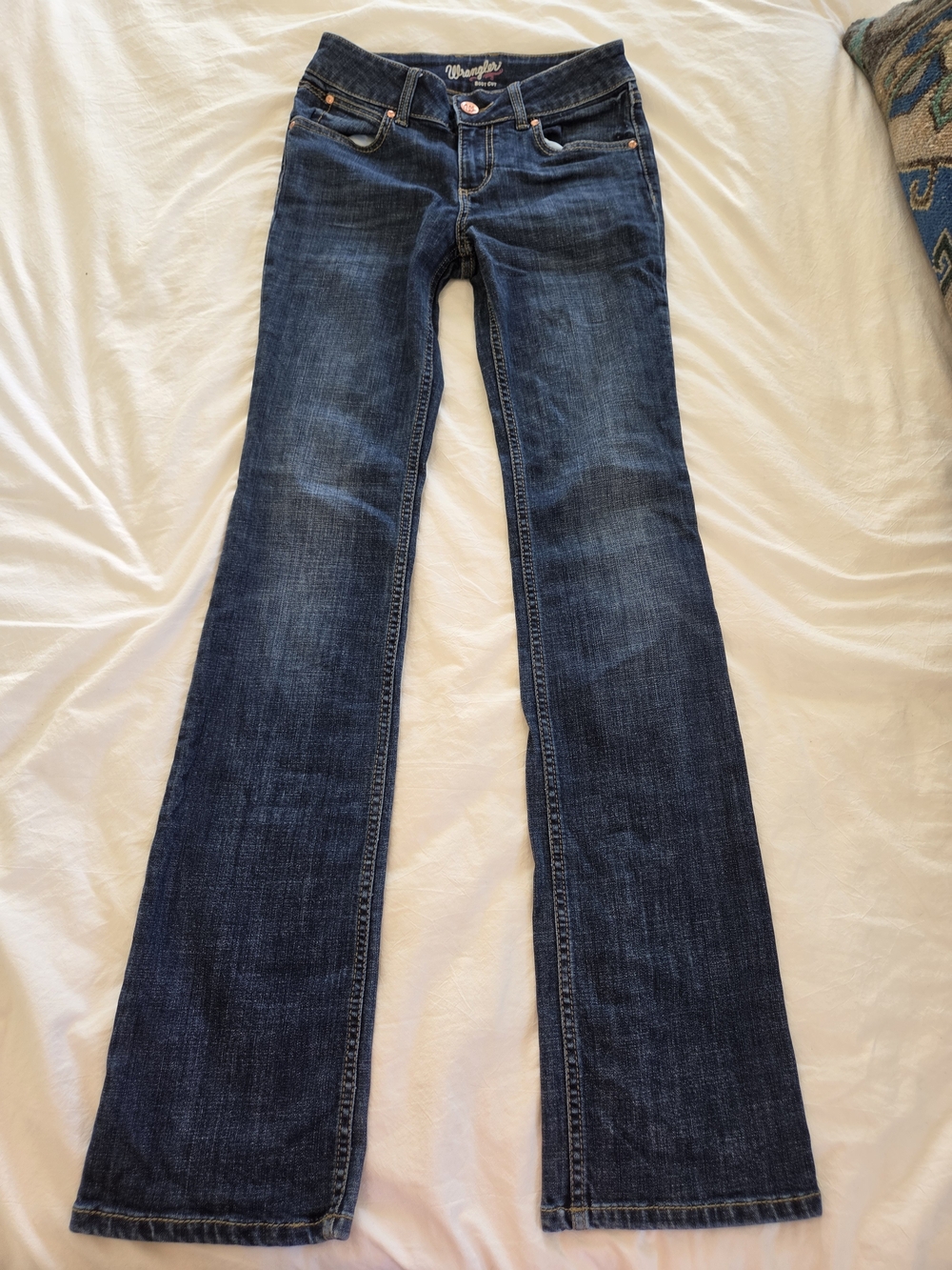 Wrangler Women's Dark Blue Bootcut Jeans